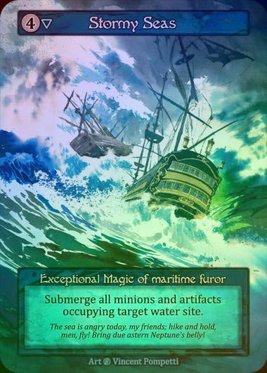 【FOIL】[Water] Stormy Seas [beta-Exceptional]